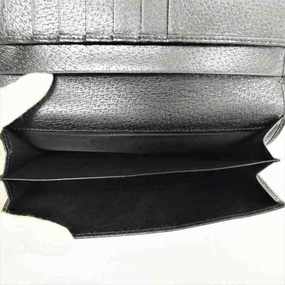 Gucci long wallet W 035 1408 2150 GUCCI leather black - Picture 8 of 10